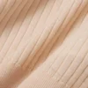 3Dリブ編み ポロシャツ メリノウールセーター