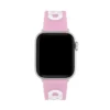 クロコダイル柄 ピンク シリコン Apple Watch ストラップ