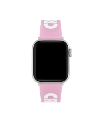 クロコダイル柄 ピンク シリコン Apple Watch ストラップ
