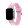 クロコダイル柄 ピンク シリコン Apple Watch ストラップ