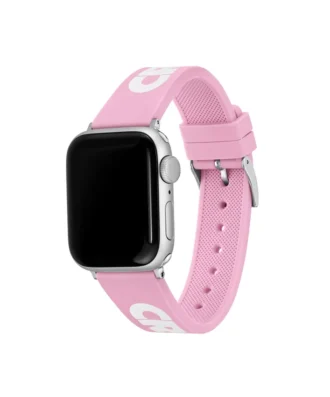 クロコダイル柄 ピンク シリコン Apple Watch ストラップ