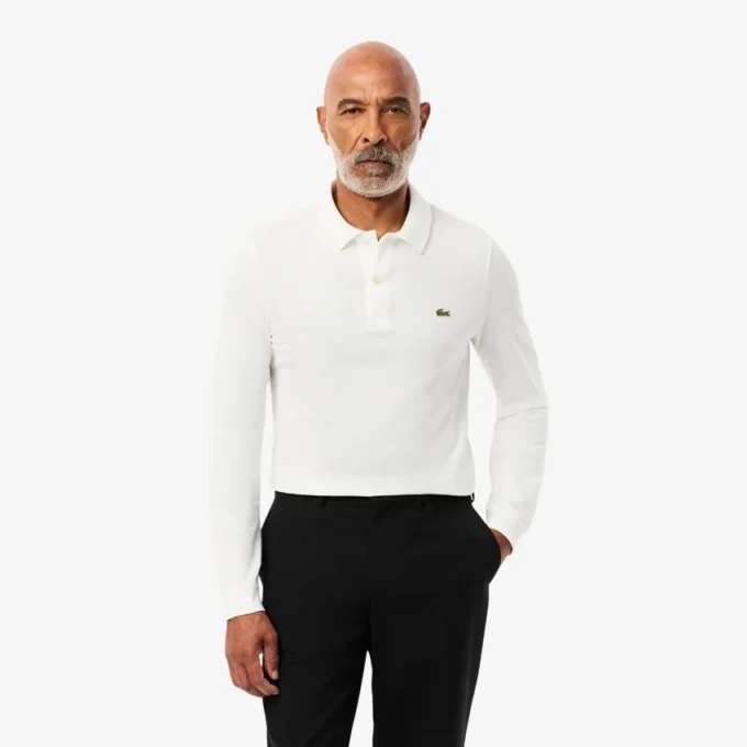 メンズ スリムフィット L.12.12 長袖ポロシャツ メンズ スリムフィット L.12.12 長袖ポロシャツ