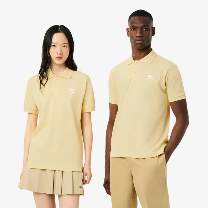 ユニセックス クラシックフィット シグネチャープリント L.12.12 ポロシャツ ユニセックス クラシックフィット シグネチャープリント L.12.12 ポロシャツ