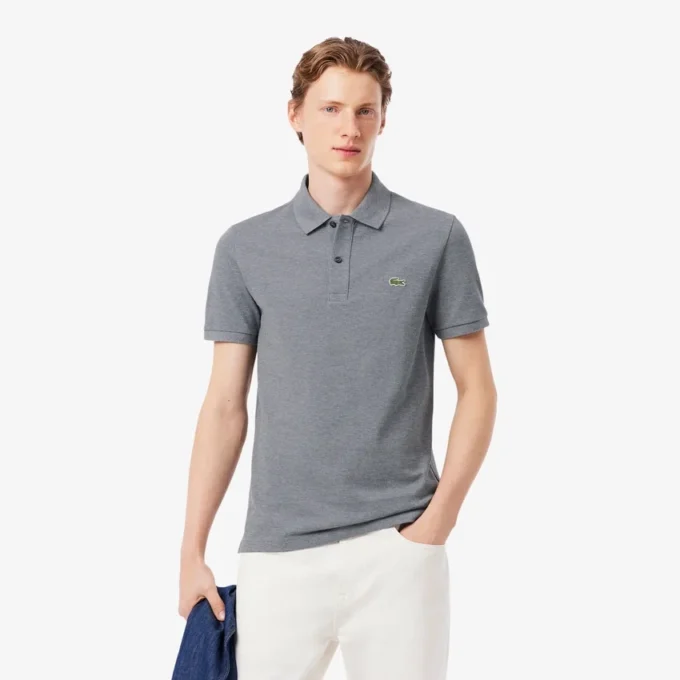 メンズ スリムフィット L.12.12 ピケ ポロシャツ メンズ スリムフィット L.12.12 ピケ ポロシャツ