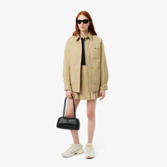 レディース スリムフィット L.12.12 ストレッチ ミニピケ ポロシャツ