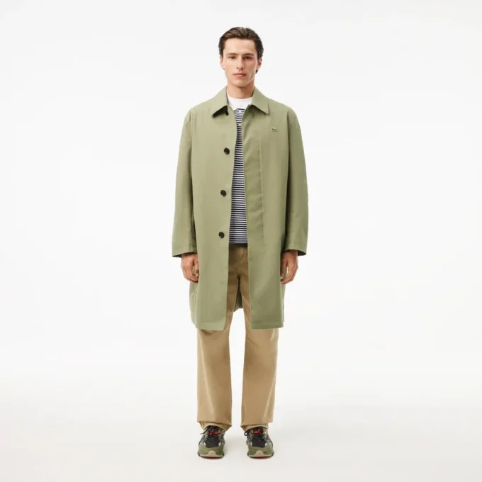 メンズ クラシックフィット L.12.12 ストライプ プチピケ ポロシャツ メンズ クラシックフィット L.12.12 ストライプ プチピケ ポロシャツ