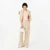 レディース L.12.12 スリムフィット ストレッチ ミニピケ ポロシャツ レディース L.12.12 スリムフィット ストレッチ ミニピケ ポロシャツ