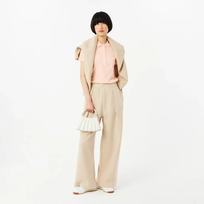 レディース L.12.12 スリムフィット ストレッチ ミニピケ ポロシャツ レディース L.12.12 スリムフィット ストレッチ ミニピケ ポロシャツ