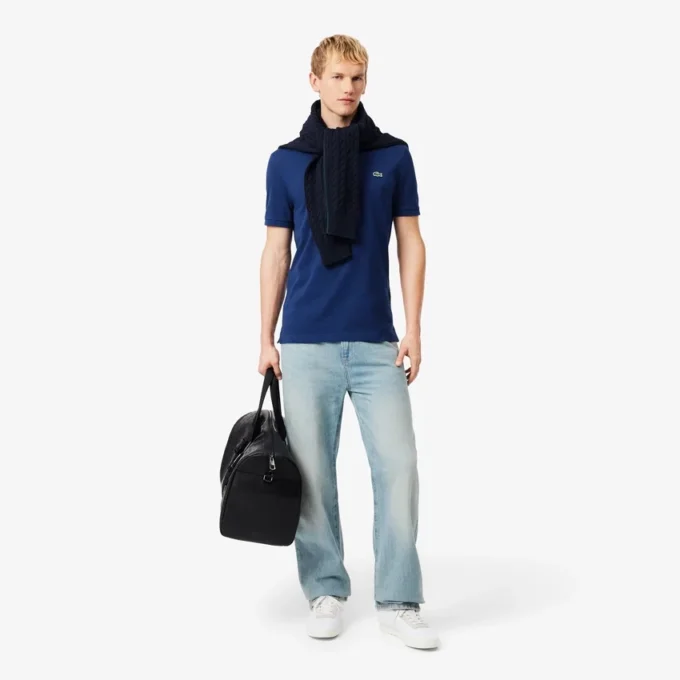 メンズ スリムフィット L.12.12 ピケ ポロシャツ メンズ スリムフィット L.12.12 ピケ ポロシャツ