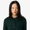 レディース スリムフィット L.12.12 ストレッチ ミニピケ ポロシャツ レディース スリムフィット L.12.12 ストレッチ ミニピケ ポロシャツ