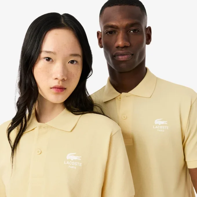 ユニセックス クラシックフィット シグネチャープリント L.12.12 ポロシャツ ユニセックス クラシックフィット シグネチャープリント L.12.12 ポロシャツ