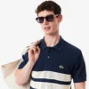 メンズ ボールドストライプ クラシックフィット L.12.12 ポロシャツ メンズ ボールドストライプ クラシックフィット L.12.12 ポロシャツ