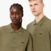 ユニセックス ルーズフィット L.12.12 ピケバッジ ポロシャツ ユニセックス ルーズフィット L.12.12 ピケバッジ ポロシャツ