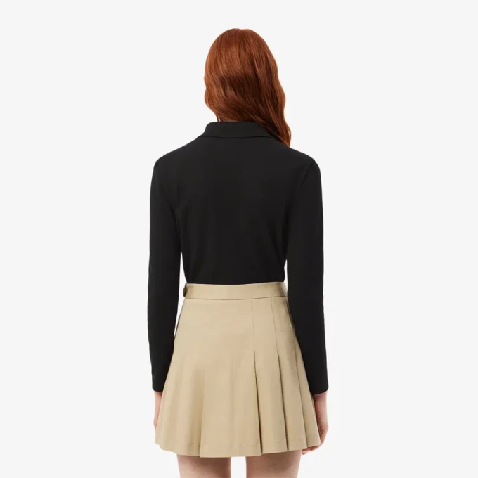レディース スリムフィット L.12.12 ストレッチ ミニピケ ポロシャツ レディース スリムフィット L.12.12 ストレッチ ミニピケ ポロシャツ