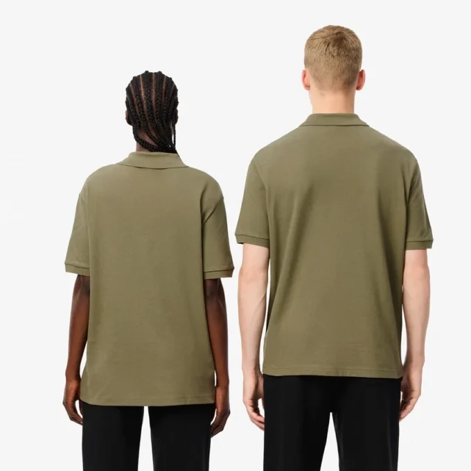ユニセックス ルーズフィット L.12.12 ピケバッジ ポロシャツ ユニセックス ルーズフィット L.12.12 ピケバッジ ポロシャツ