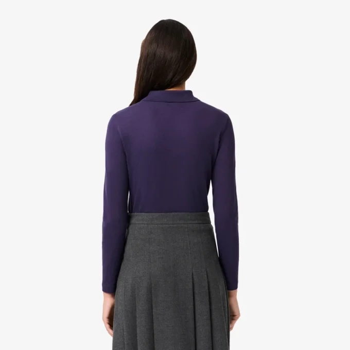 レディース スリムフィット L.12.12 ストレッチ ミニピケ ポロシャツ レディース スリムフィット L.12.12 ストレッチ ミニピケ ポロシャツ