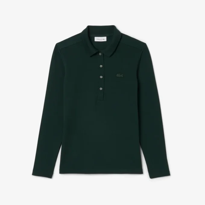 レディース スリムフィット L.12.12 ストレッチ ミニピケ ポロシャツ レディース スリムフィット L.12.12 ストレッチ ミニピケ ポロシャツ