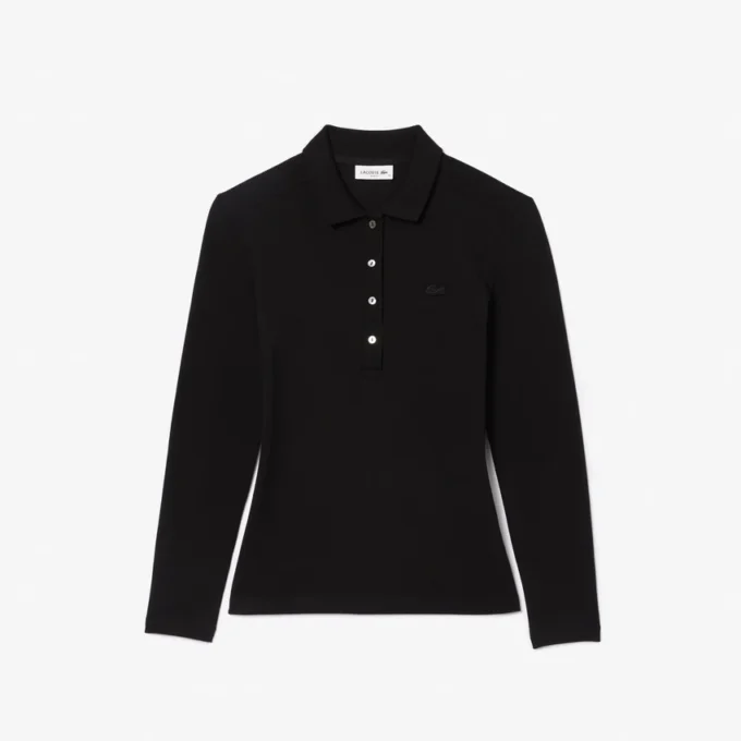 レディース スリムフィット L.12.12 ストレッチ ミニピケ ポロシャツ レディース スリムフィット L.12.12 ストレッチ ミニピケ ポロシャツ