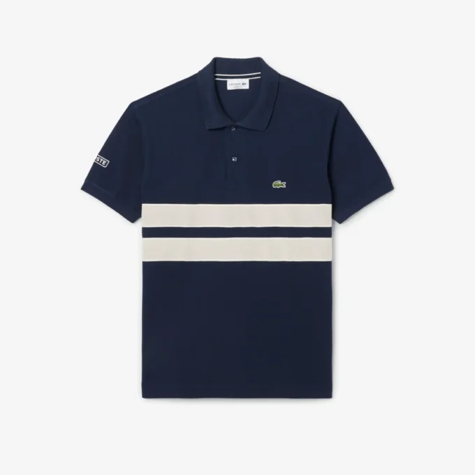 メンズ ボールドストライプ クラシックフィット L.12.12 ポロシャツ メンズ ボールドストライプ クラシックフィット L.12.12 ポロシャツ