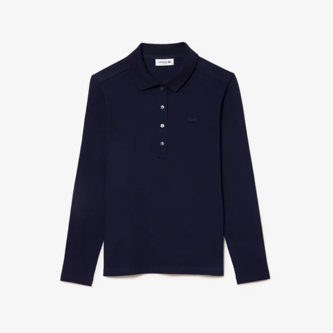 レディース スリムフィット L.12.12 ストレッチ ミニピケ ポロシャツ レディース スリムフィット L.12.12 ストレッチ ミニピケ ポロシャツ