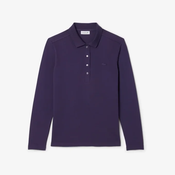 レディース スリムフィット L.12.12 ストレッチ ミニピケ ポロシャツ レディース スリムフィット L.12.12 ストレッチ ミニピケ ポロシャツ