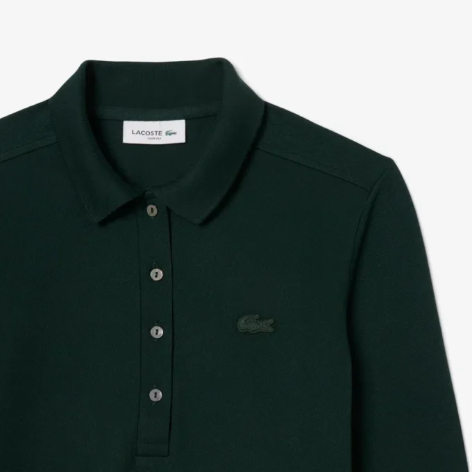 レディース スリムフィット L.12.12 ストレッチ ミニピケ ポロシャツ レディース スリムフィット L.12.12 ストレッチ ミニピケ ポロシャツ