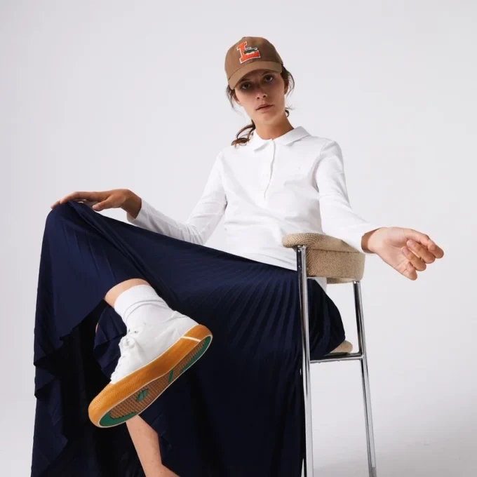 レディース スリムフィット L.12.12 ストレッチ ミニピケ ポロシャツ レディース スリムフィット L.12.12 ストレッチ ミニピケ ポロシャツ