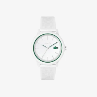 Lacoste 12.12 ホワイト シリコンストラップ 時計