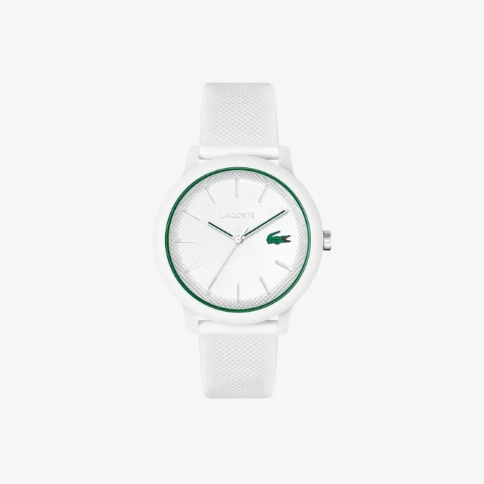 Lacoste 12.12 ホワイト シリコンストラップ 時計