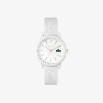Lacoste 12.12 ホワイト シリコンストラップ 時計