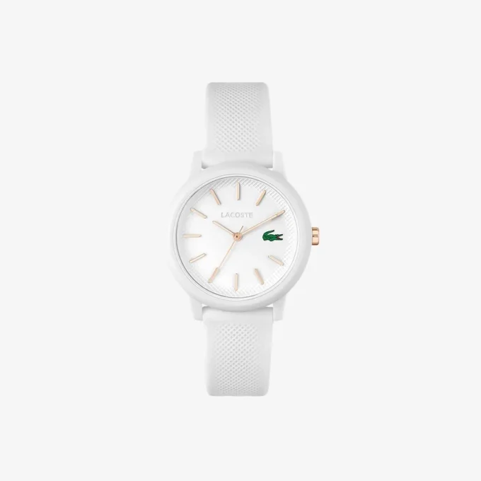 Lacoste 12.12 ホワイト シリコンストラップ 時計