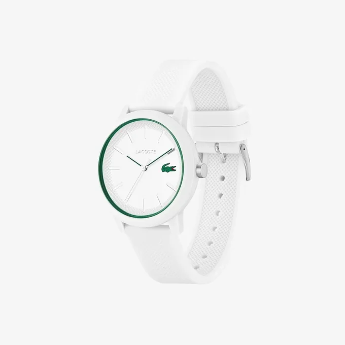 Lacoste 12.12 ホワイト シリコンストラップ 時計