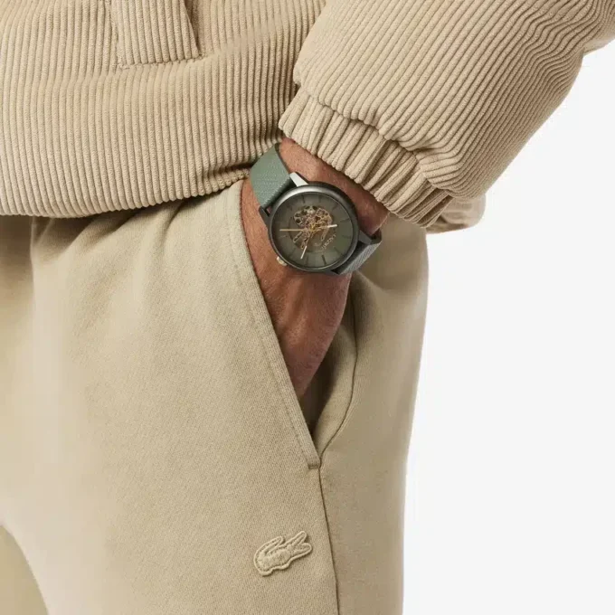 Lacoste.12.12 オートマチック レザー時計