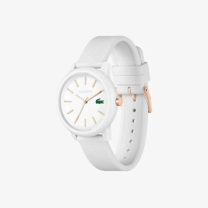 Lacoste 12.12 ホワイト シリコンストラップ 時計