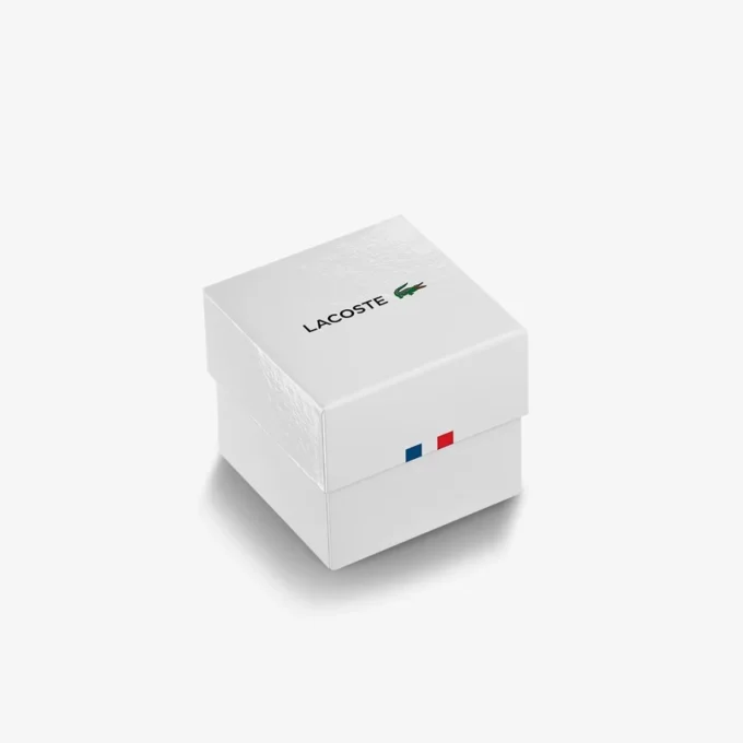Lacoste 12.12 ブラック シリコンストラップ 時計 Lacoste 12.12 ブラック シリコンストラップ 時計