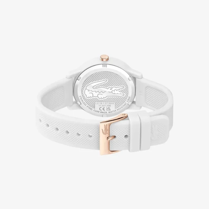 Lacoste 12.12 ホワイト シリコンストラップ 時計