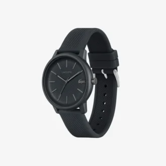Lacoste.12.12 Move 3針時計 ブラック シリコン