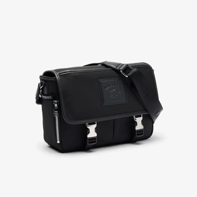 Lacoste クラシック フラップクロージャー サッチェル Lacoste クラシック フラップクロージャー サッチェル