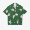 メンズ リラックスフィット レナ Lacoste プリントシャツ