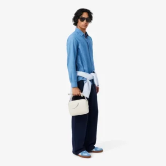 Lacoste Club グレインレザー サッチェル