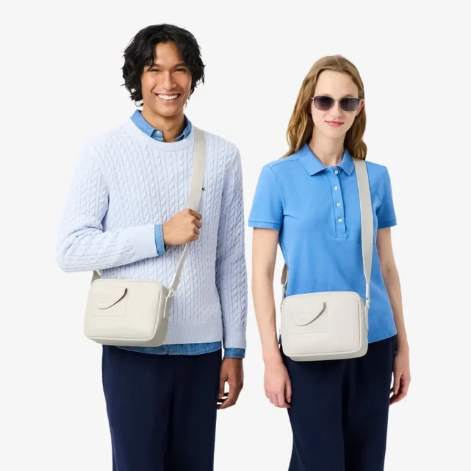 Lacoste Club グレインレザー サッチェル
