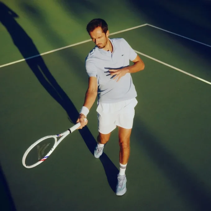 Lacoste Tennis × ダニール・メドベージェフ ポロシャツ Lacoste Tennis × ダニール・メドベージェフ ポロシャツ