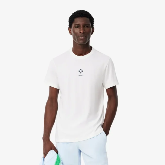 メンズ Lacoste Tennis × ダニール・メドベージェフ Ultra Dry Tシャツ メンズ Lacoste Tennis × ダニール・メドベージェフ Ultra Dry Tシャツ