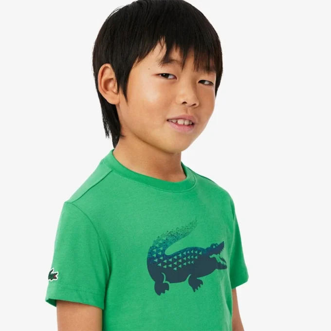 キッズ Lacoste × ダニール・メドベージェフ Ultra Dry Tシャツ キッズ Lacoste × ダニール・メドベージェフ Ultra Dry Tシャツ