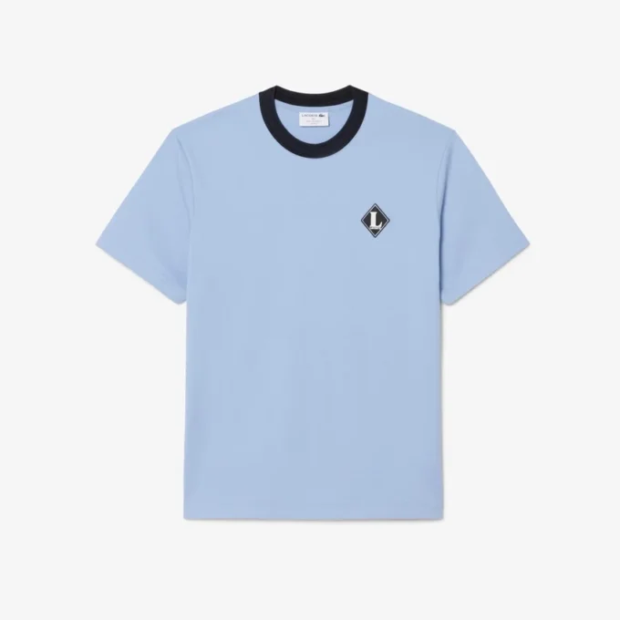 「Made in France」バッジがアクセントのTシャツ 「Made in France」バッジがアクセントのTシャツ