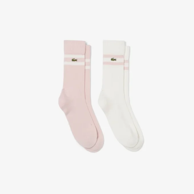ユニセックス リブ編みコットンソックス
