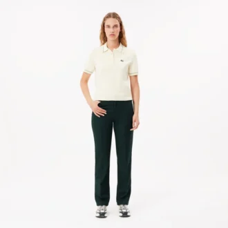 レディース ストレートフィット トップステッチディテールパンツ