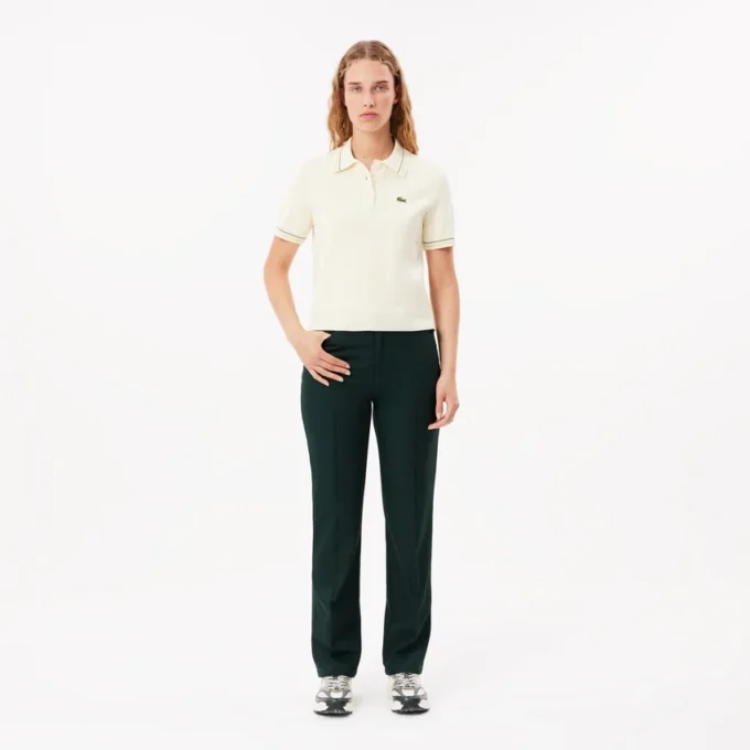 レディース ストレートフィット トップステッチディテールパンツ レディース ストレートフィット トップステッチディテールパンツ