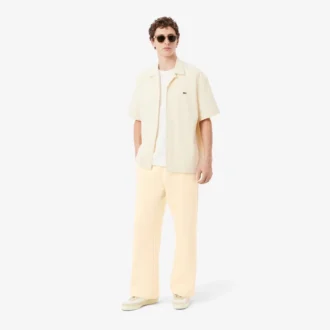 メンズ ルーズフィット フリース スウェットパンツ