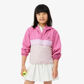 ユニセックス フード付きウィンドブレーカー